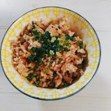玄米と鯖缶の炊き込みご飯